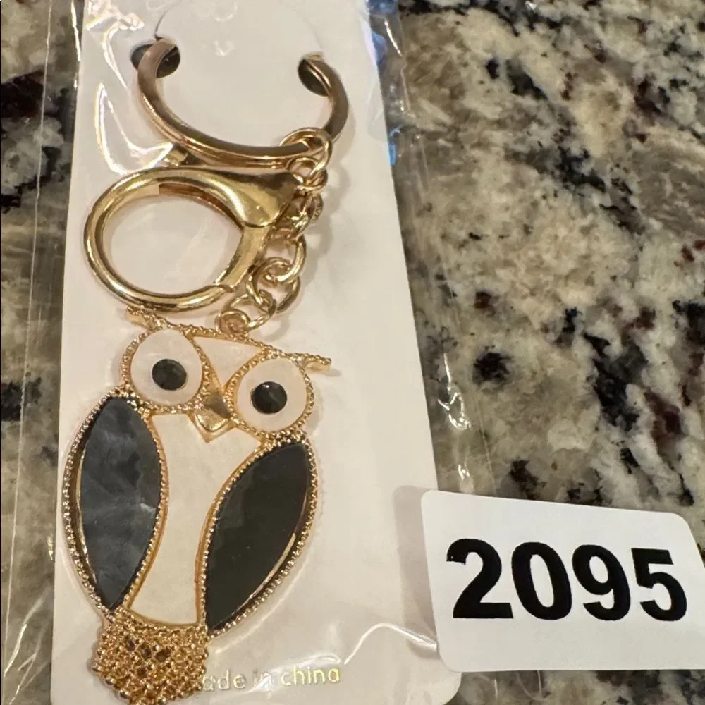 2095 Owl Key Ring & Bag Charm